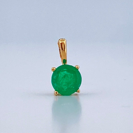 Pendant Round Jewel 0.35gr / 1/2 in / 18K Gold +