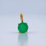 Pendant Round Jewel 0.35gr / 1/2 in / 18K Gold +