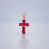 Pendant Jewelry Cross 0.5gr / 1/2 in / 18K Gold +
