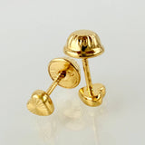 Topos Corazón 0.5gr / 4mm Oro Amarillo 18K *