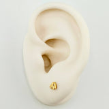 Topos Corazón 0.5gr / 4mm Oro Amarillo 18K *