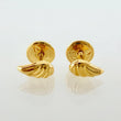 Wing Stud Earrings 0.4g / in / 3.35mm Yellow Gold 18K