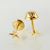 Topos Estrella 0.4gr / 4mm Oro Amarillo 18K *