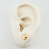 Topos Trebol Dorado 0.55gr / 7mm Oro Amarillo 18K *