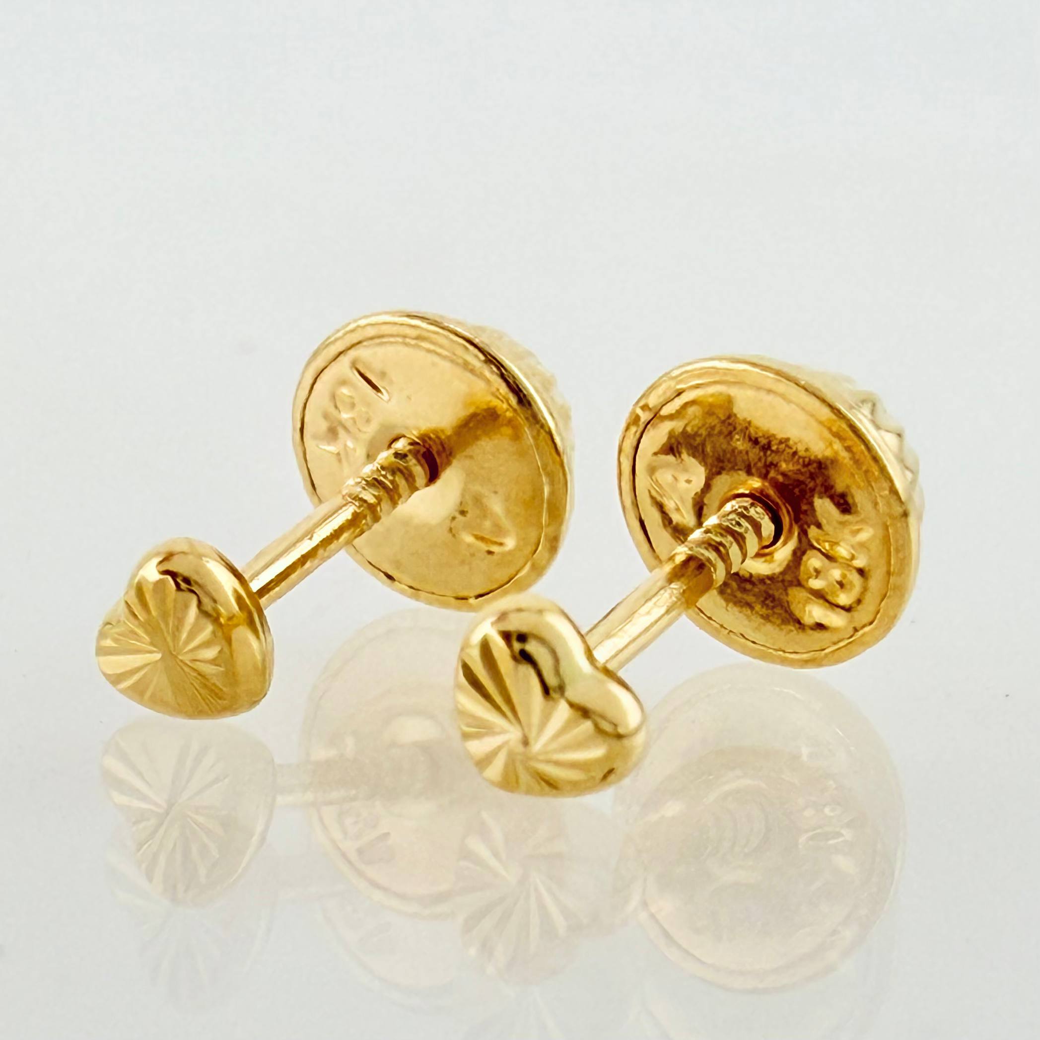 Topos Corazón 0.4gr / 3mm Oro Amarillo 18K ©