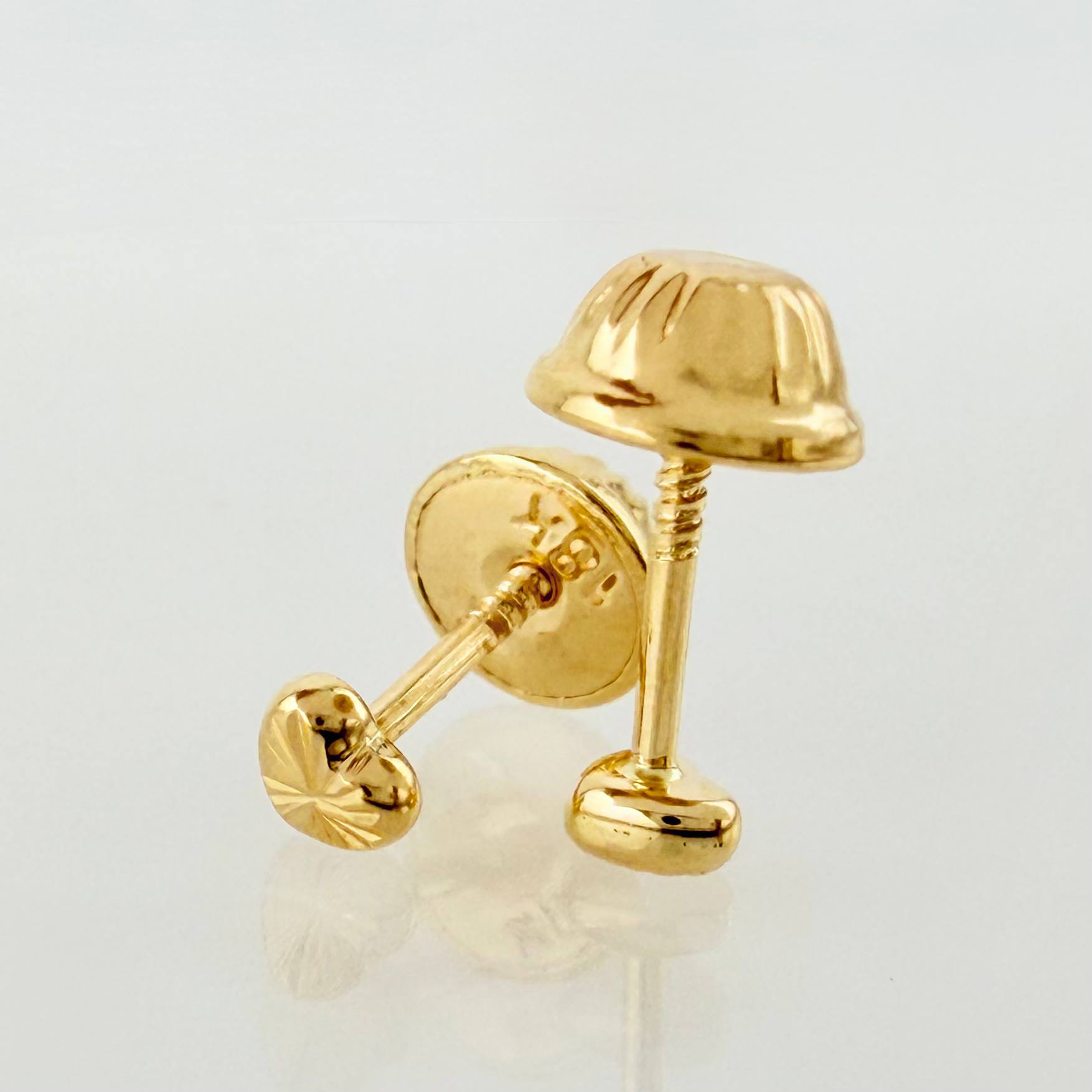 Topos Corazón 0.4gr / 3mm Oro Amarillo 18K *