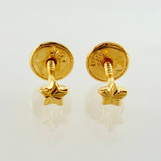 Topos Estrella 0.4gr / 3mm Oro Amarillo 18K