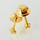 Topos Oso Ts 0.45 g / in / 3.3 mm Oro Amarillo 18K