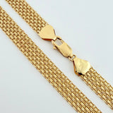 Cadena China 37.1gr / 23 1/2 in / 9.4mm Oro Amarillo +1 18K *