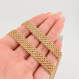 Cadena China 37.1gr / 23 1/2 in / 9.4mm Oro Amarillo +1 18K *