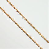 Cadena Singapur 3.05gr / 23 1/2 in / 1.5mm Oro Amarillo +3 18K