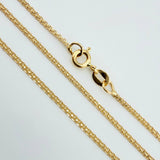 Cadena China 3.15gr / 23 1/2 in / 1.5mm Oro Amarillo +1 18K *