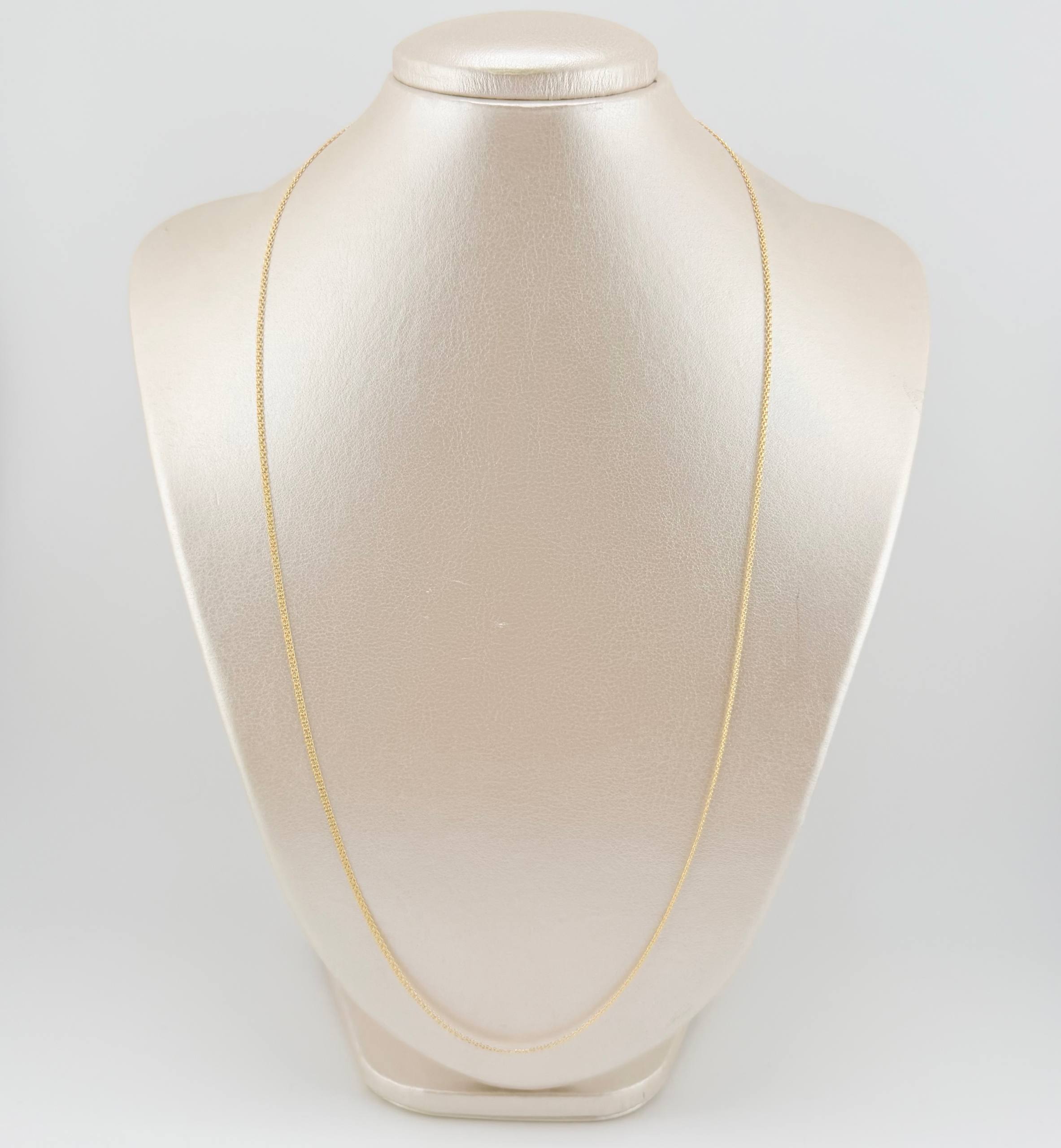 Cadena China 2.7gr / 19 3/4 in / 1.5mm Oro Amarillo +1 18K