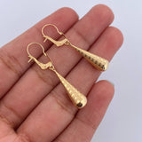 Hoop Earrings 0.85gr / 3.5cm (1.4in) / 18K Gold &