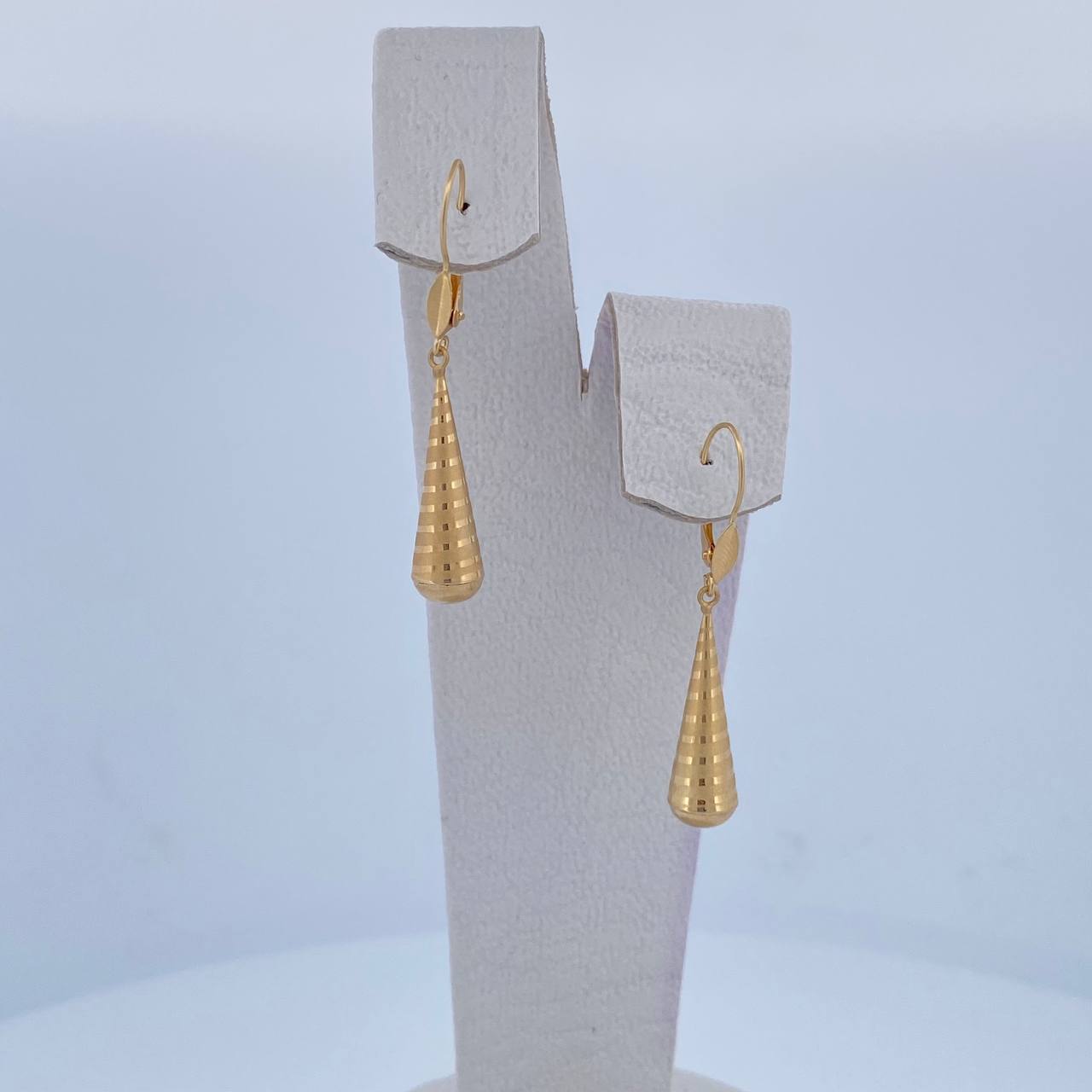 Hoop Earrings 0.85gr / 3.5cm (1.4in) / 18K Gold &