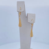 Hoop Earrings 0.85gr / 3.5cm (1.4in) / 18K Gold &