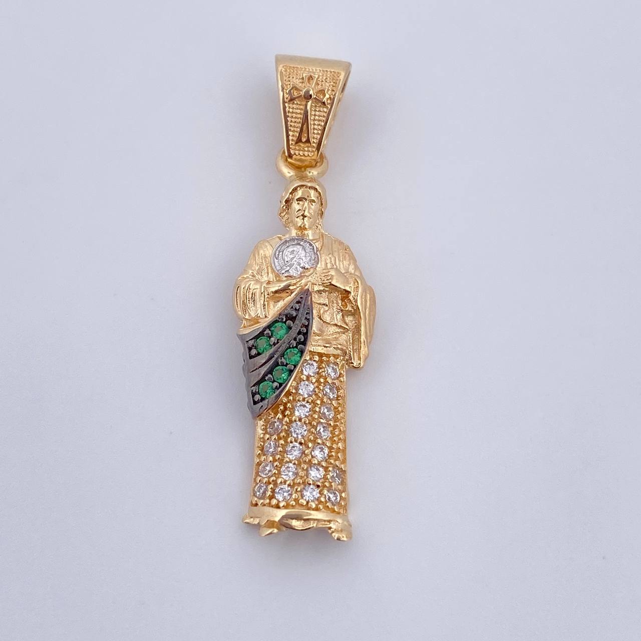 Pendant Saint Jude Thaddeus 2gr / 3cm / 18K Gold &