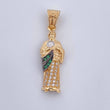 Pendant Saint Jude Thaddeus 2gr / 3cm / 18K Gold &
