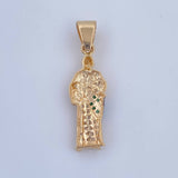 Pendant Saint Jude Thaddeus 2gr / 3cm / 18K Gold &