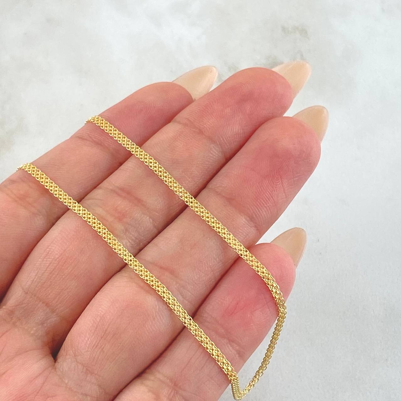 Bismark Chain 3.15gr / 23 1/2 in / 18K Gold +1
