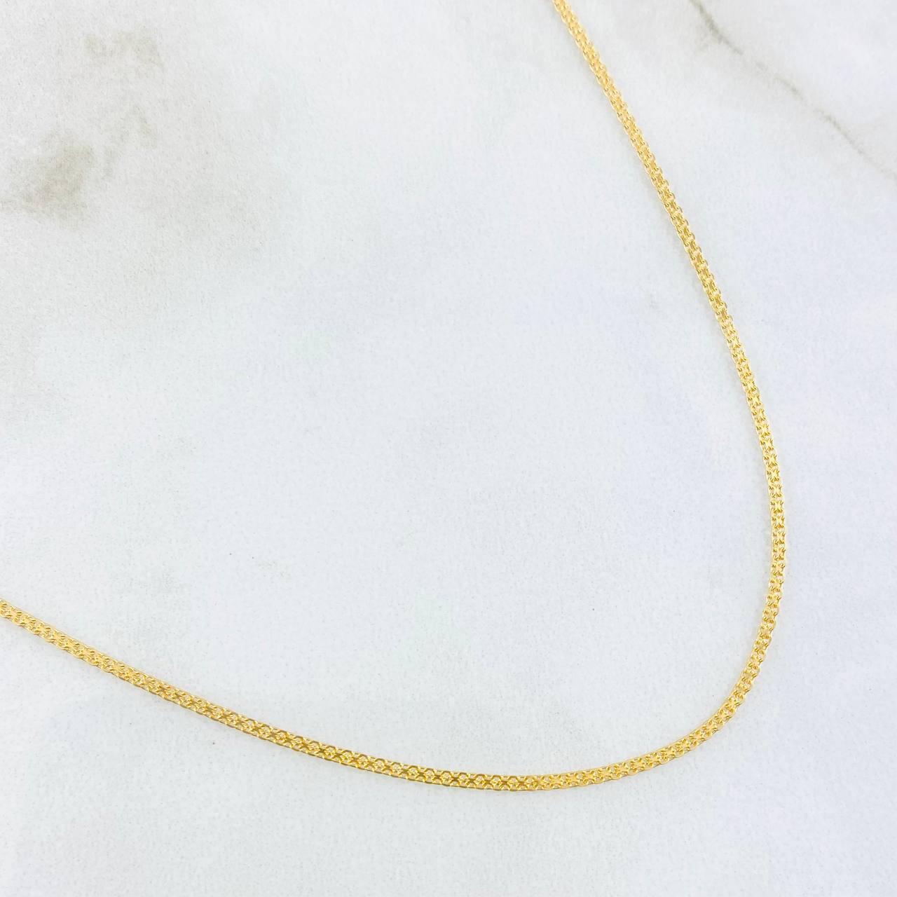 Cadena China 2.4gr / 23 1/2 in / 1.2mm Oro Amarillo +1 18K *