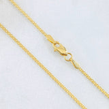 Cadena China 3.05gr / 23 1/2 in / Oro Amarillo +1 18K ©