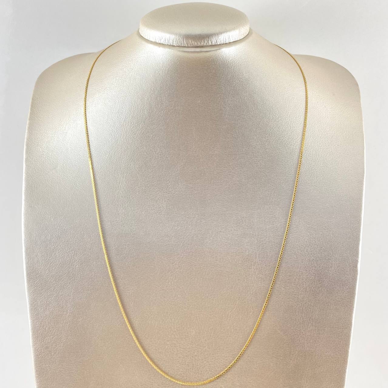 Cadena China 2.4gr / 23 1/2 in / 1.2mm Oro Amarillo +1 18K *
