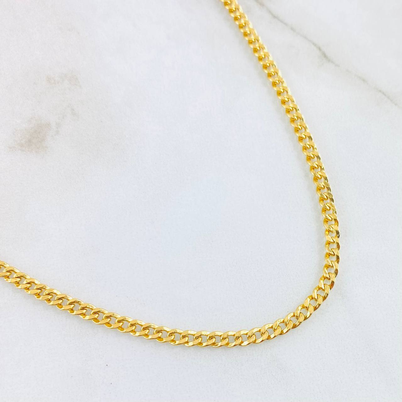 Cadena Cubana 4.5gr / 17 3/4 in / Oro Amarillo +1 18K *