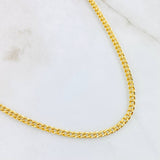 Cadena Cubana 4.5gr / 17 3/4 in / Oro Amarillo +1 18K *
