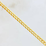 Cadena Cubana 4.5gr / 17 3/4 in / Oro Amarillo +1 18K *