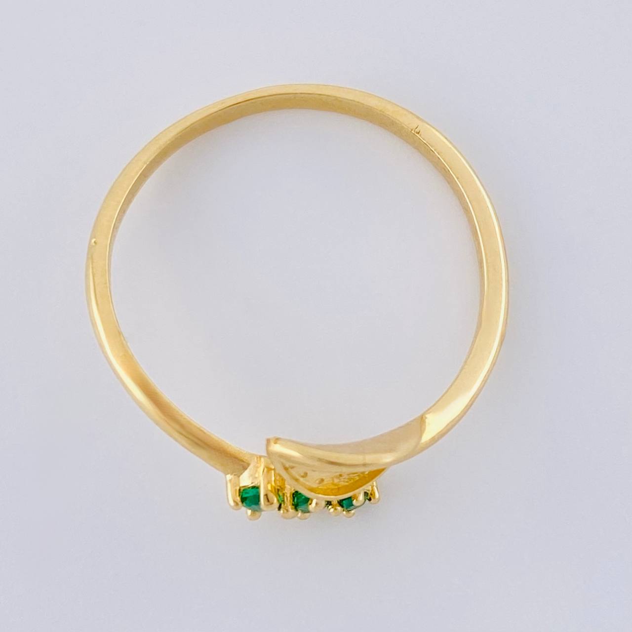 Anillo Hoja De Cafe 1.75 g / T7 1/4 Oro Amarillo 18K