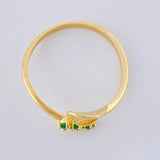 Anillo Hoja De Cafe 1.75 g / T7 1/4 Oro Amarillo 18K