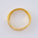 Anillo Olas Curvas 3.6 g / T9 1/2 Oro Amarillo 18K