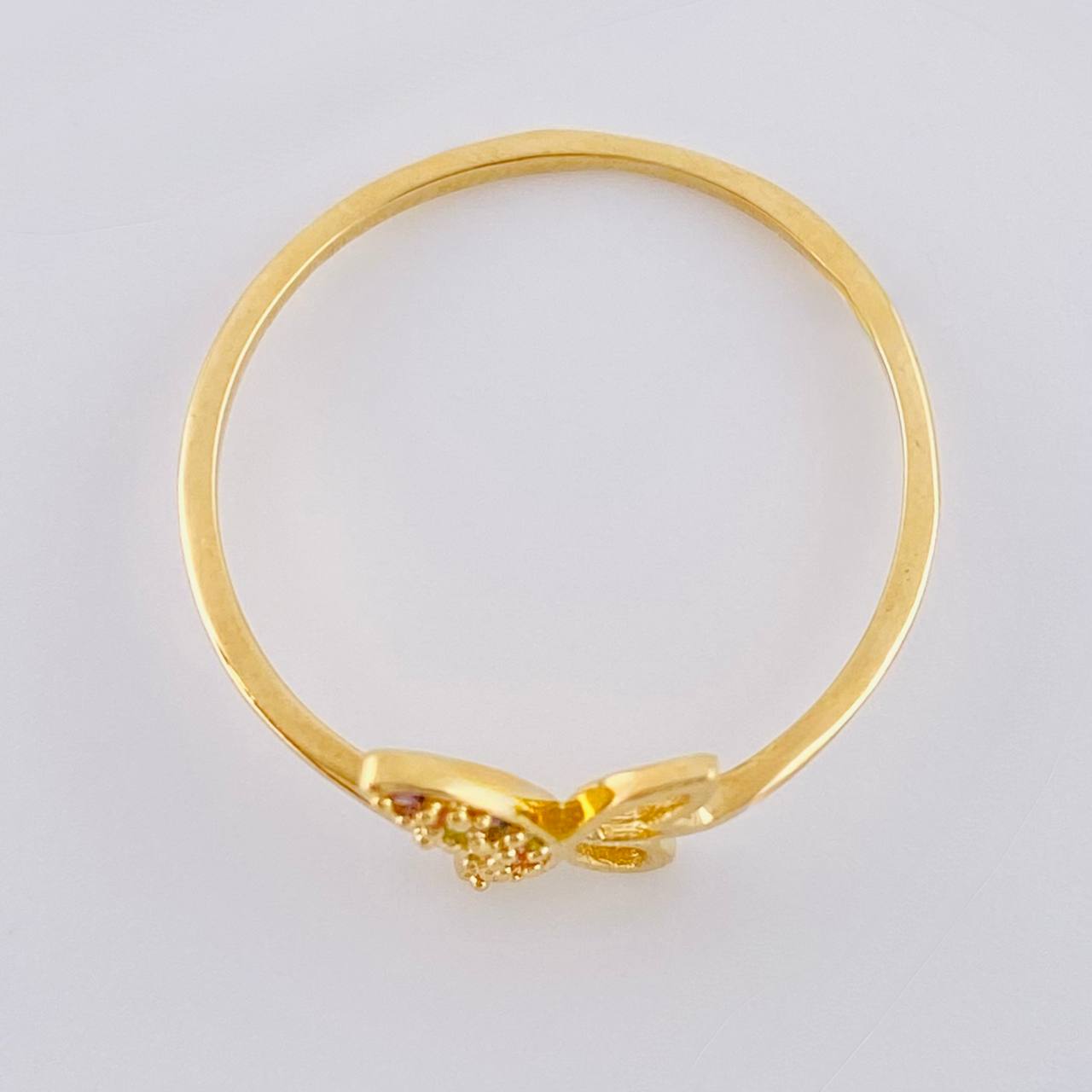 Butterfly Silhouette Ring 1.1 g / T7 18K Yellow Gold