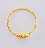 Matte Butterfly Ring 1.45 g / T7 1/2 18K Yellow Gold