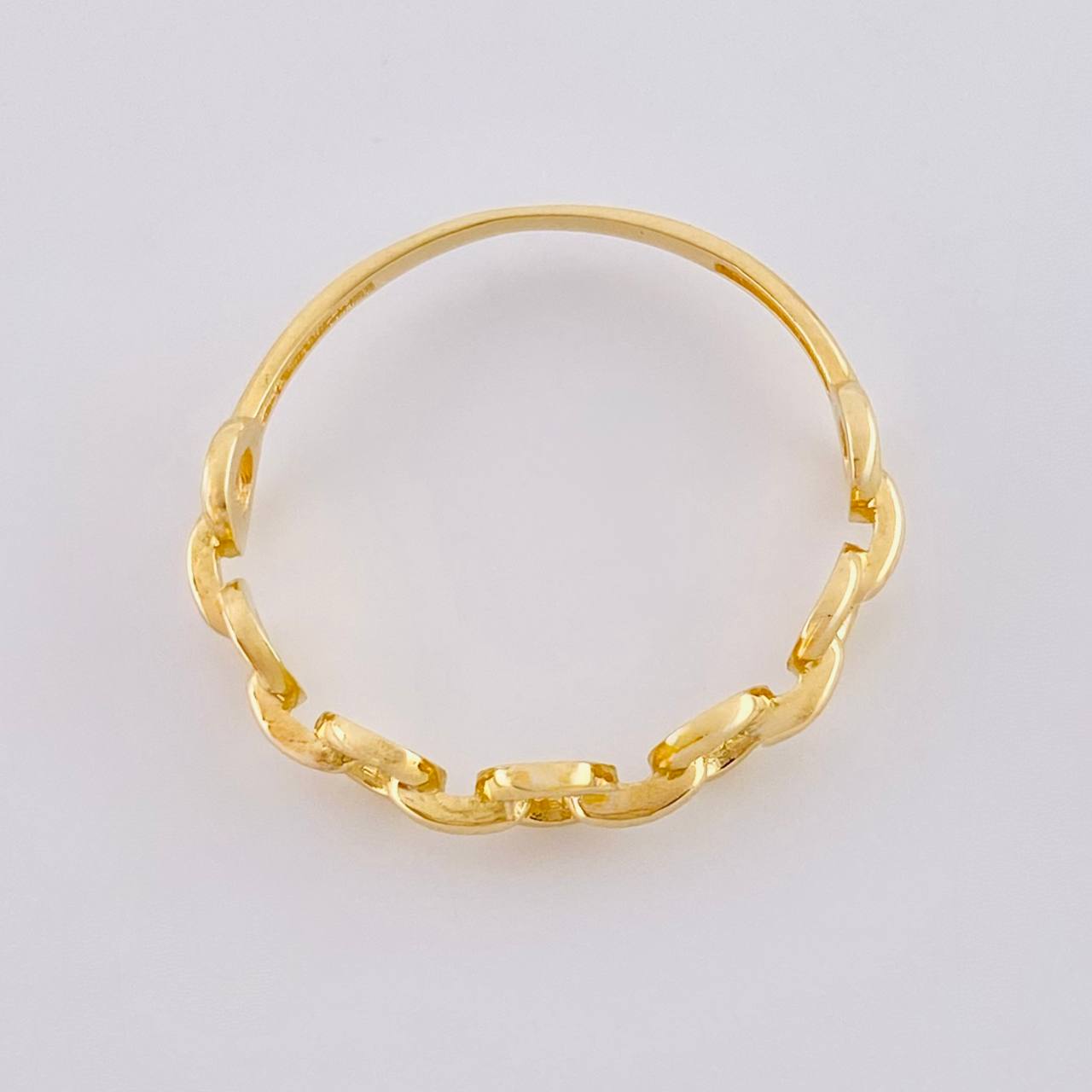 Anillo Cubano 1.35 g / T7 Oro Amarillo 18K
