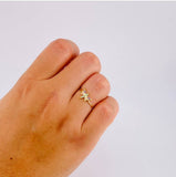 Dragonfly Ring 1.1 g / T8 1/4 Yellow Gold 18K