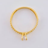 Anillo Solitario 1.8 g / T6 3/4 Oro Amarillo 18K