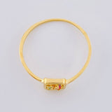 Triqui Frame Ring 1 g / T7 1/2 Yellow Gold 18K