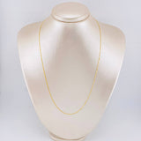 Figaro Chain 1.25 g / 19 1/2 in / 1 mm 18K Yellow Gold