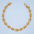 Tobillera GC 8.35gr / 9 3/4 in / Oro Amarillo 18K &
