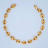 Tobillera GC 8.35gr / 9 3/4 in / Oro Amarillo 18K &