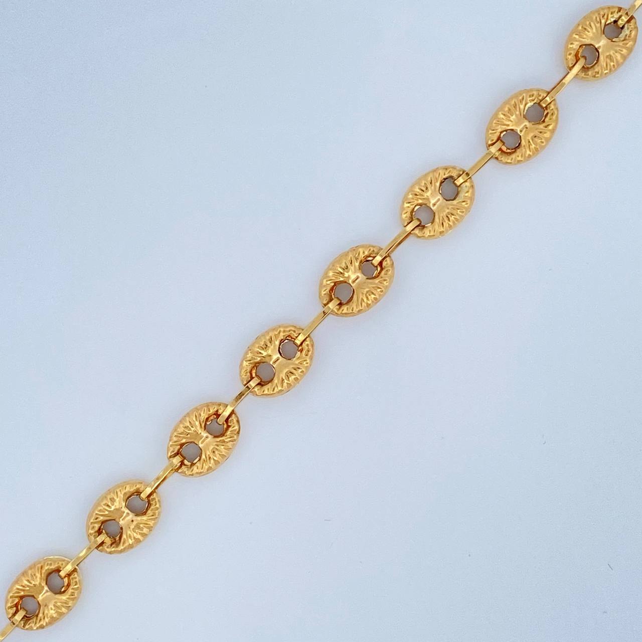Tobillera GC 8.35gr / 9 3/4 in / Oro Amarillo 18K &