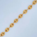 Tobillera GC 8.35gr / 9 3/4 in / Oro Amarillo 18K &