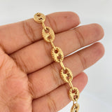 Tobillera GC 8.35gr / 9 3/4 in / Oro Amarillo 18K &