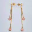Stud Earrings 2.1gr / 2.3in / 18K Gold