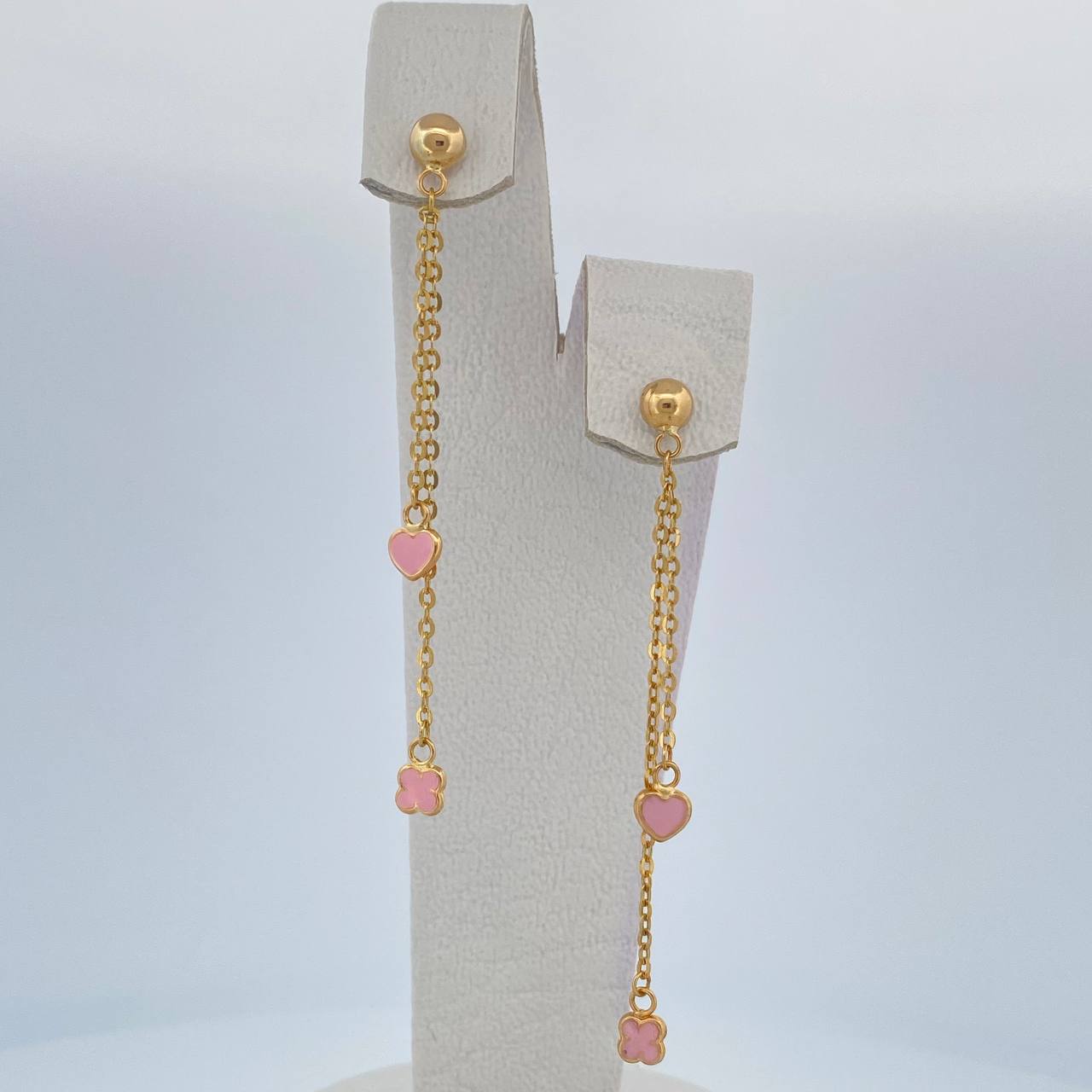Stud Earrings 2.1gr / 2.3in / 18K Gold