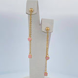 Stud Earrings 2.1gr / 2.3in / 18K Gold