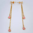 Stud Earrings 2.15gr / 2.5in / 18K Gold