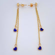 Stud Earrings 2.15gr / 2.5in / 18K Gold